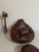 XXL Bean Bag, Leg Rest & Cushion Combo Set - Chocolate Color